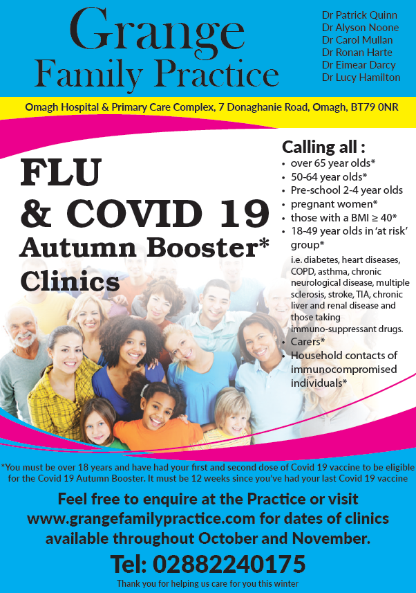 flu and covid jabs - call now